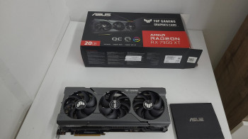 Asus TUF Gaming Radeon RX 7900 XT OC TUF-RX7900XT-O20G-GAMING 20GB GDDR6 320Bit DX12 Gaming (Oyuncu) Ekran Kartı (OUTLET)